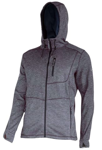 ⁨HOODED SWEATSHIRT WITH ZIP GREY, "S", CE, LAHTI⁩ at Wasserman.eu