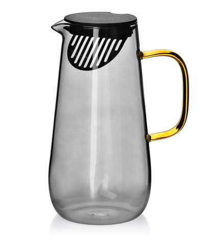 ⁨PETER Glass jug 1,5L grey⁩ at Wasserman.eu