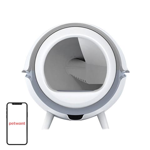 ⁨Petwant smart self-cleaning cat litter box⁩ at Wasserman.eu