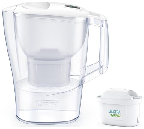 ⁨Dzbanek filtrujący Brita Aluna+1 Maxtra Pro PP (biały ; 2,4l)⁩ w sklepie Wasserman.eu