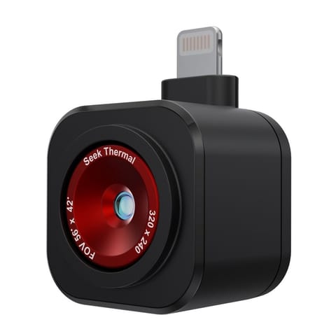 ⁨Seek Thermal LQ-ABAX thermal imaging camera Black 320 x 240 pixels⁩ at Wasserman.eu