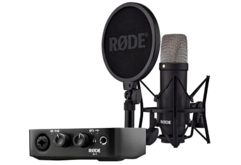 ⁨RØDE NT1 Signature Black + AI-1 Studio Kit MK2 - complete studio set⁩ at Wasserman.eu