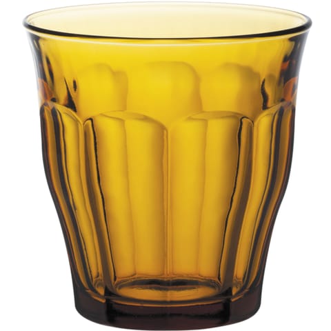 ⁨Szklanka Duralex PICARDIE AMBER 250 ml pomarańczowa - zestaw 6 szt.⁩ w sklepie Wasserman.eu