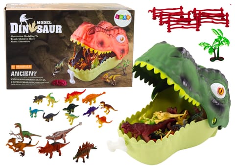 Zestaw Figurek Dinozaurów Duży Dinozaur Zielony 45 El w sklepie Wasserman.eu