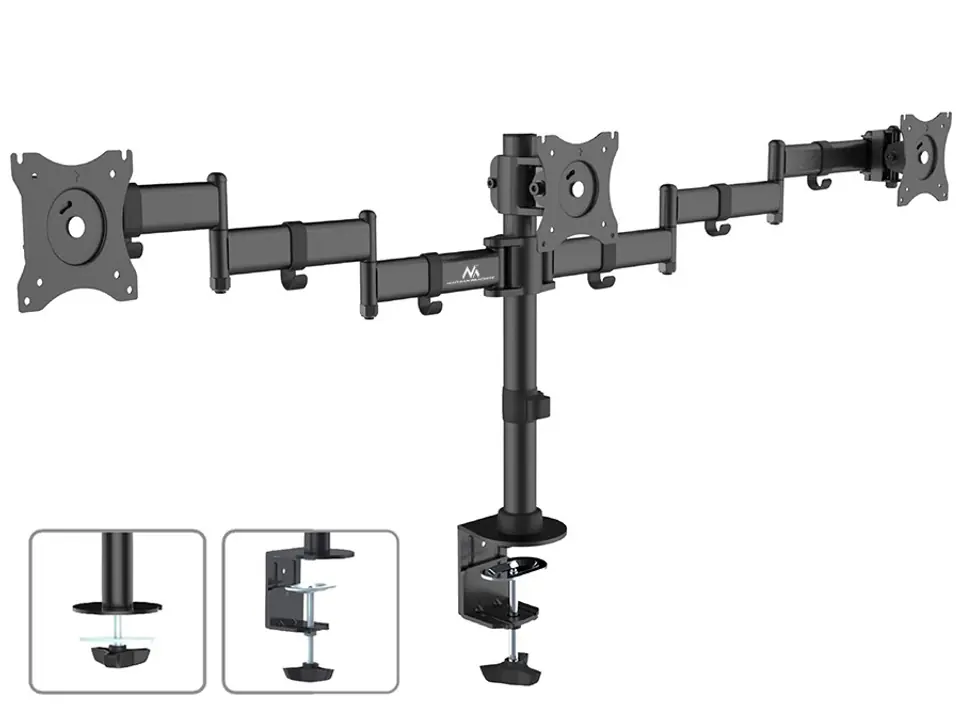 Holder Desktop 3 LCD monitors twin arms of the MC-691 13 "-27" 8kg at Wasserman.eu
