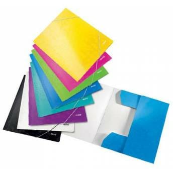 ⁨Teczka kartonowa z gumką Leitz Wow A4/15mm czerwona⁩ w sklepie Wasserman.eu