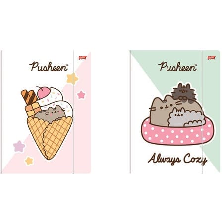 ⁨Teczka z gumką na dokumenty A4 300g Pusheen UNIPAP⁩ w sklepie Wasserman.eu