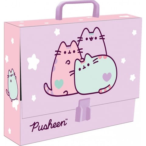 ⁨Teczka z rączką XL na prace plastyczne PUSHEEN ST.MAJEWSKI⁩ w sklepie Wasserman.eu