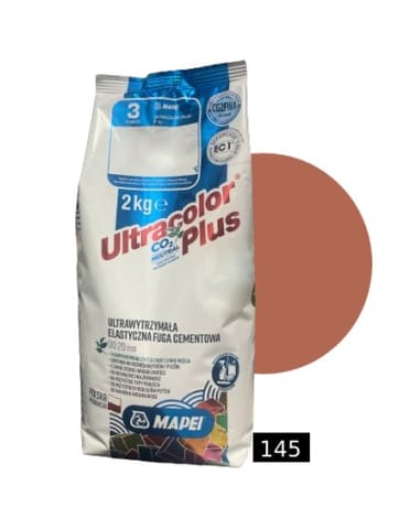 ⁨Fuga elastyczna Mapei Ultracolor Plus 145 CEGLASTY 2 kg⁩ w sklepie Wasserman.eu