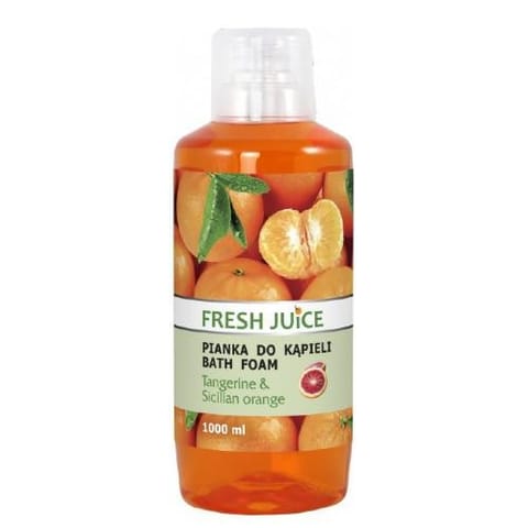 ⁨FRESH JUICE Pianka do kąpieli Mandarynka + Sycylijska pomarańcza 1000 ml⁩ w sklepie Wasserman.eu