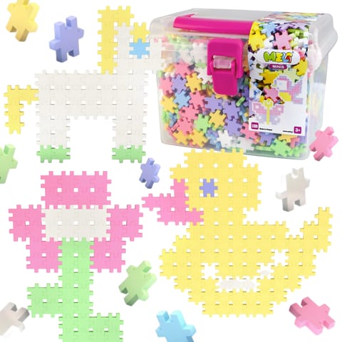 ⁨Zestaw Klocków Konstrukcyjnych 1100 Sztuk Minis Pastel Travel Box Puzzle⁩ w sklepie Wasserman.eu