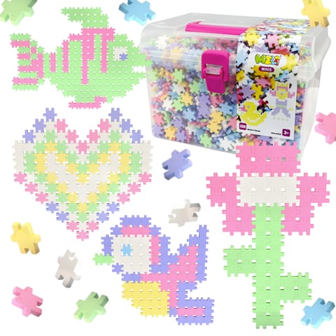 ⁨Zestaw Klocków Konstrukcyjnych 2500 Sztuk Minis Pastel Travel Box Puzzle⁩ w sklepie Wasserman.eu