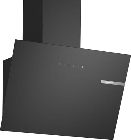 ⁨Bosch Serie 2 DWK65DK60 cooker hood Wall-mounted Black 430 m³/h A⁩ at Wasserman.eu