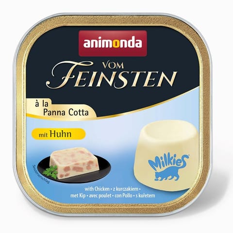 ⁨ANIMONDA Vom Feinsten a la Panna Cotta kurczak karma mokra dla kotów 100g⁩ w sklepie Wasserman.eu