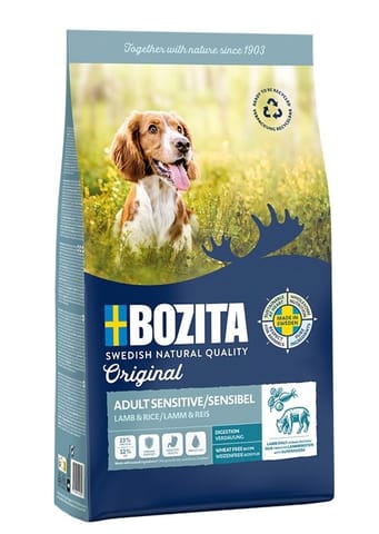 ⁨Bozita Original Adult Sensitive Jagnięcina i Ryż  - sucha karma dla psa - 12 kg⁩ w sklepie Wasserman.eu