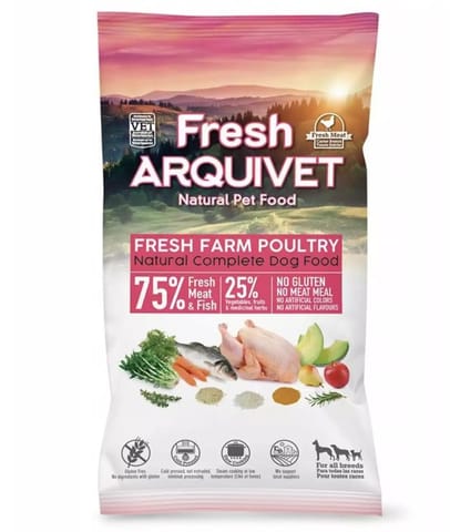 ⁨ARQUIVET Fresh Chicken and fish - dry dog food - 100g⁩ at Wasserman.eu