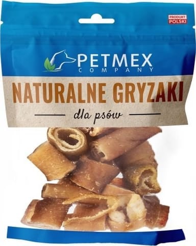 ⁨PETMEX Chrupki ze skóry wieprzowej - Przysmak dla psa - 100g⁩ w sklepie Wasserman.eu