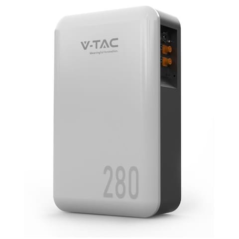 Energy storage V-TAC VESTWOODS VT-48280-W2 powerbank 14.33kWh 51.2V IP65 (SKU 11525) Grey at Wasserman.eu