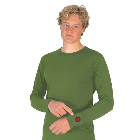Bluza z ogrzewaniem Glovii GJ1CXL (XL; kolor zielony) w sklepie Wasserman.eu