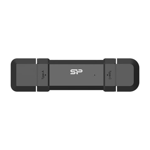 ⁨Silicon Power DS72 USB flash drive 500 GB USB Type-A / USB Type-C 3.2 Gen 2 (3.1 Gen 2) Black⁩ at Wasserman.eu