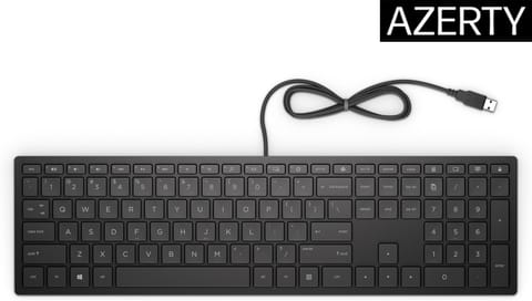 ⁨Klawiatura HP Pavilion Wired Keyboard 300 przewodowa czarna 4CE96AA⁩ w sklepie Wasserman.eu