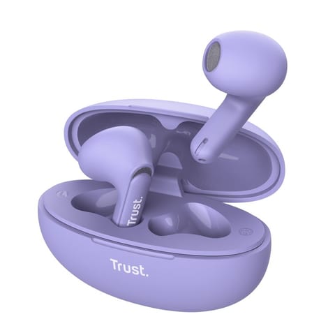 ⁨Trust Yavi Headset True Wireless Stereo (TWS) In-ear Calls/Music USB Type-C Bluetooth Purple⁩ at Wasserman.eu