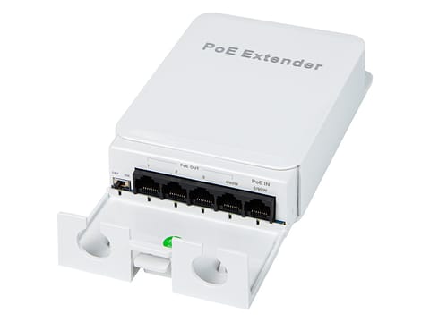 ⁨77-968# Extender poe 4-portowy 100mbs zewnętrzny⁩ w sklepie Wasserman.eu