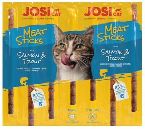 ⁨Josera JosiCat Meat Sticks Salmon & Trout 35g⁩ w sklepie Wasserman.eu