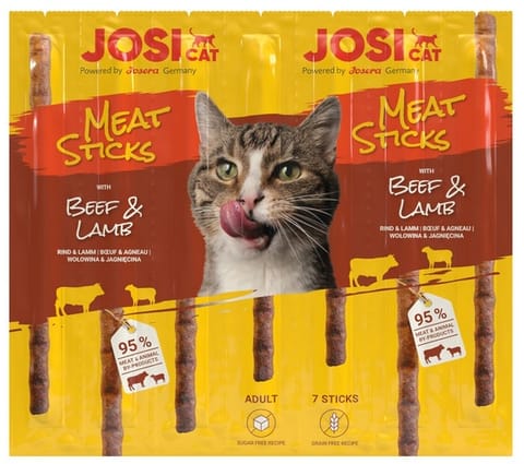 ⁨Josera JosiCat Meat Sticks Beef & Lamb 35g⁩ w sklepie Wasserman.eu