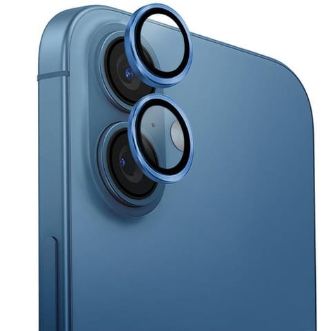 ⁨UNIQ Optix Aluminium Camera Lens Protector iPhone 16 6.1" / 16 Plus 6.7" pearl blue szkło na obiektyw aparatu z aplikatorem⁩ w sklepie Wasserman.eu