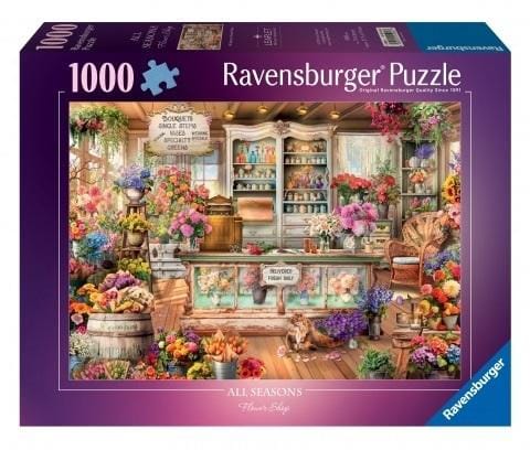 Puzzle 1000 Kot w kwiaciarni w sklepie Wasserman.eu