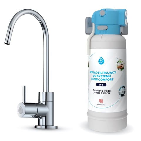 ⁨Dafi Flow Comfort D-1 tap water filtration system⁩ at Wasserman.eu