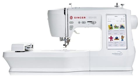 ⁨SINGER Sewing machine embroidery machine SE 9185 WiFi Electric current White⁩ at Wasserman.eu
