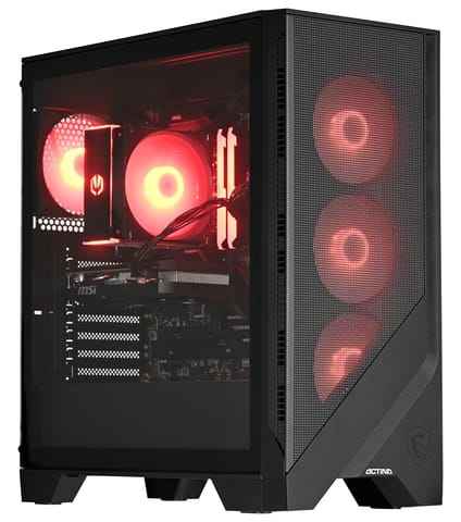 ⁨Actina 5901443389507 PC AMD Ryzen™ 7 5700X3D 32 GB DDR4-SDRAM 1 TB SSD NVIDIA GeForce RTX 4060 Ti Midi Tower Black⁩ at Wasserman.eu