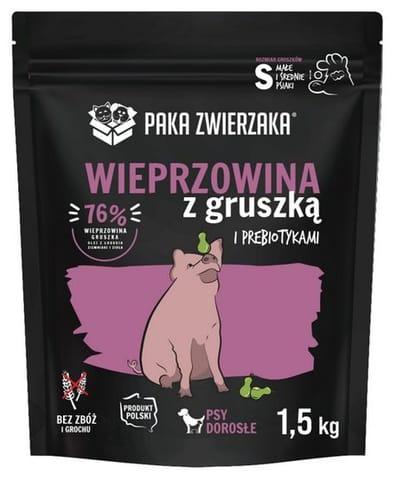 ⁨Paka Zwierzaka Seventh Heaven Wieprzowina z gruszką S 1,5kg⁩ w sklepie Wasserman.eu