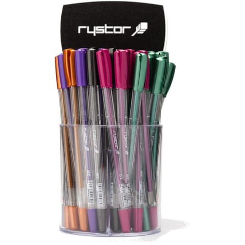 ⁨Pióro żelowe RYSTOR GZ-031 brokat pomarańczowe⁩ w sklepie Wasserman.eu