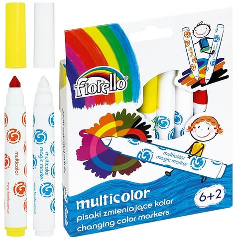 ⁨Flamastry Fiorello MultiColor (8)⁩ w sklepie Wasserman.eu