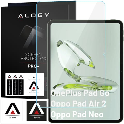 ⁨Szkło hartowane do OnePlus Pad Go/Oppo Pad Air 2/Oppo Pad Neo 11.4" ochronne szkiełko na ekran 9H Alogy Pro+⁩ w sklepie Wasserman.eu