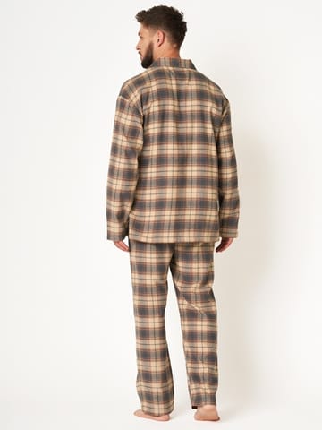 ⁨PIŻAMA KEY MNS-402 B24 3XL-4XL (kolor beż, rozmiar 3XL)⁩ w sklepie Wasserman.eu