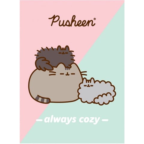 ⁨Zeszyt A4 32k kratka laminowany PUSHEEN⁩ w sklepie Wasserman.eu