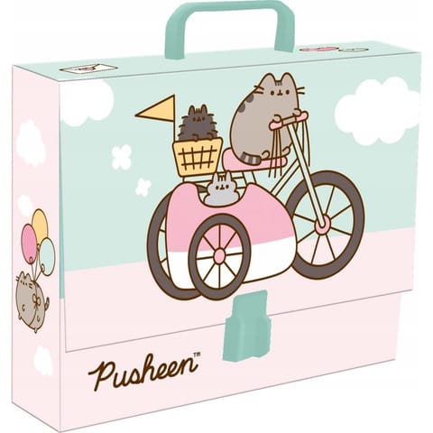 ⁨Teczka z rączką XL na prace plastyczne PUSHEEN ST.MAJEWSKI⁩ w sklepie Wasserman.eu