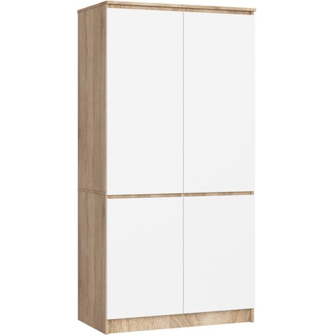 SZAFA S90 4D CLP SONOMA / BIAŁY w sklepie Wasserman.eu