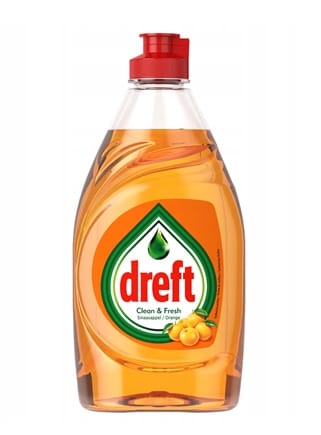 ⁨Dreft Orange Płyn do Naczyń 340 ml⁩ w sklepie Wasserman.eu