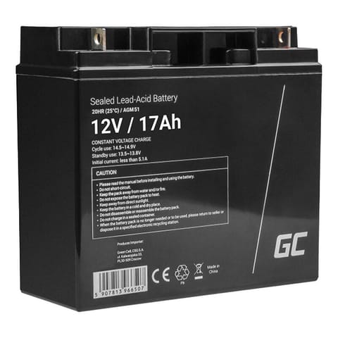 ⁨Green Cell AGM51 vehicle battery Sealed Lead Acid (VRLA) 17 Ah 12 V⁩ at Wasserman.eu