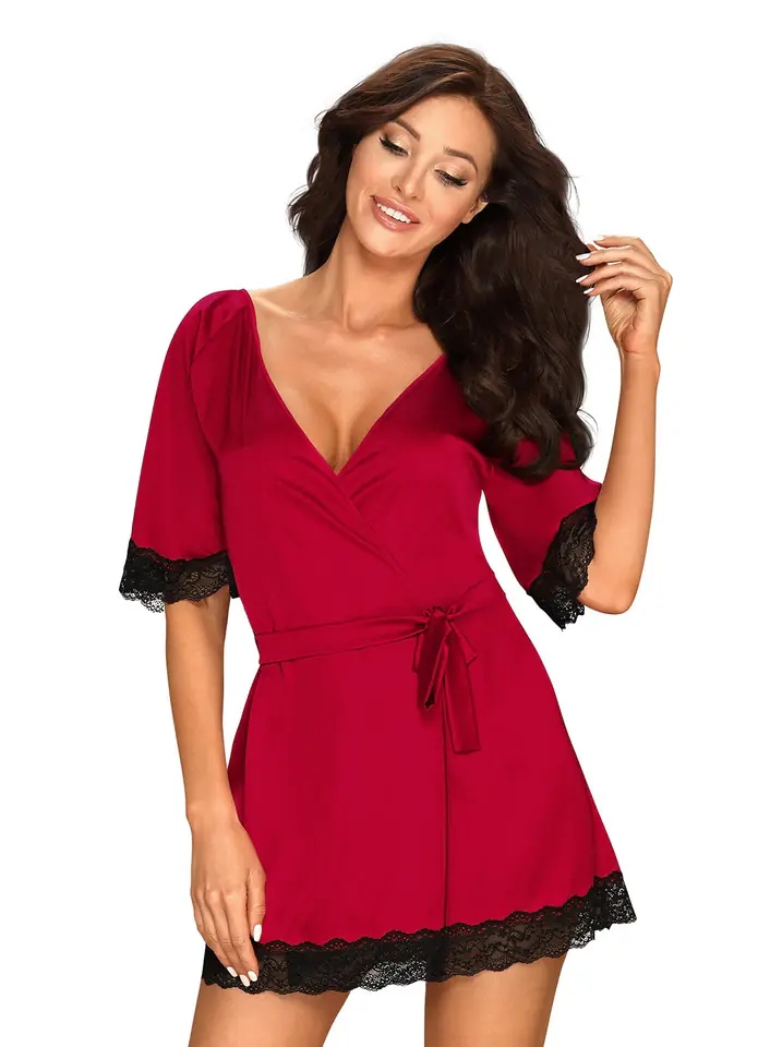 ⁨Bathrobe Sensuelia red (size L/XL)⁩ at Wasserman.eu