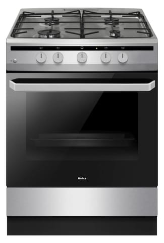 Amica 618GGD4.33HZpFQ(Xx) Freestanding cooker Gas Stainless steel A at Wasserman.eu