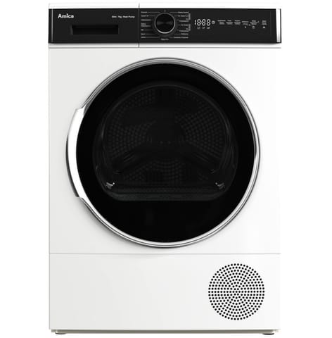 ⁨Amica AD3S72LHB Front-loading freestanding dryer White⁩ at Wasserman.eu