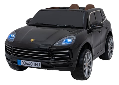 ⁨Auto Na Akumulator Porsche Cayenne S Lakier Czarny Pilot Audio LED⁩ w sklepie Wasserman.eu