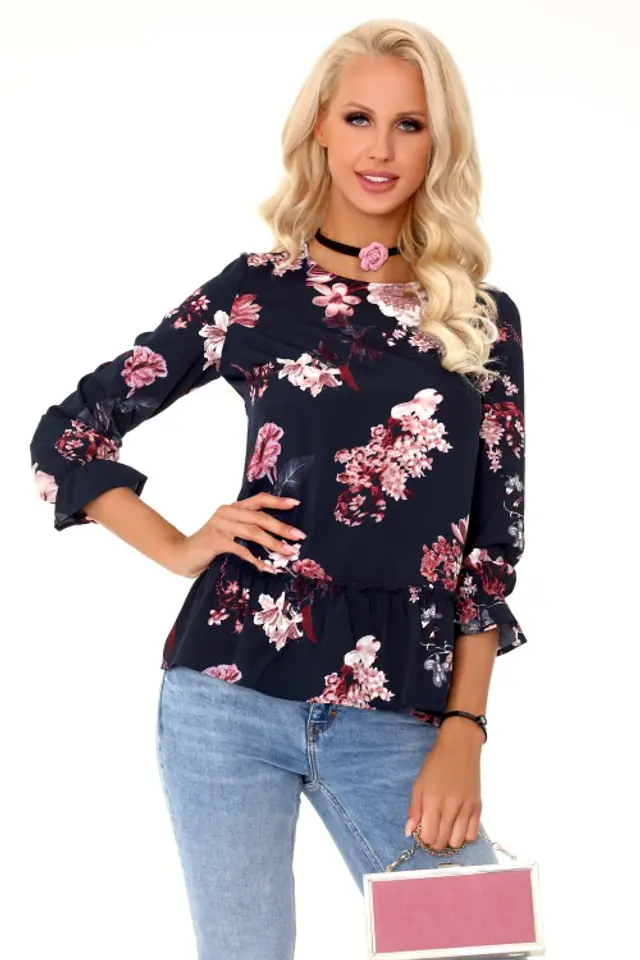 ⁨Blouse Breanna Dark Blue (size S)⁩ at Wasserman.eu