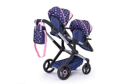 ⁨Bayer Twin stroller blue stars 26716AA⁩ at Wasserman.eu